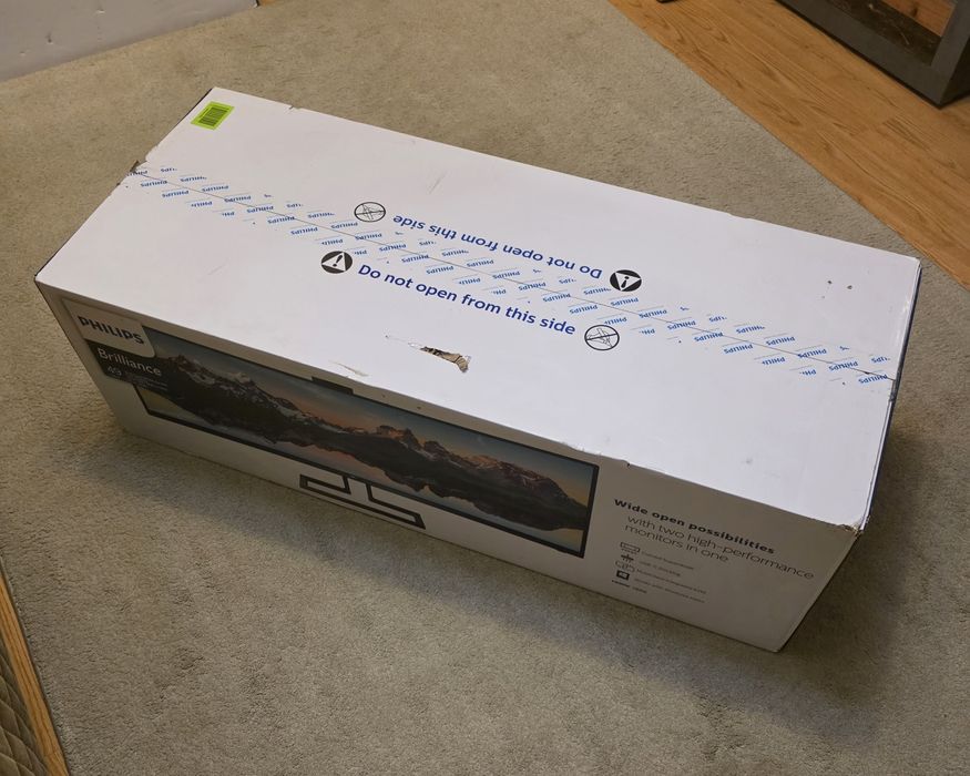 Monitor curbat LED VA Philips 48.8", Ultra wide, 32:9, 1800R, 5k Dual