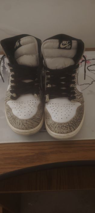 Jordan 1 High OG “White Cement” – originali, mărime 42.5