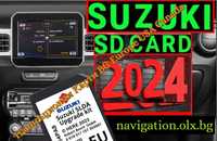 2024 Сузуки карта за навигация ъпдейт Card Suzuki Vitara Baleno SCross