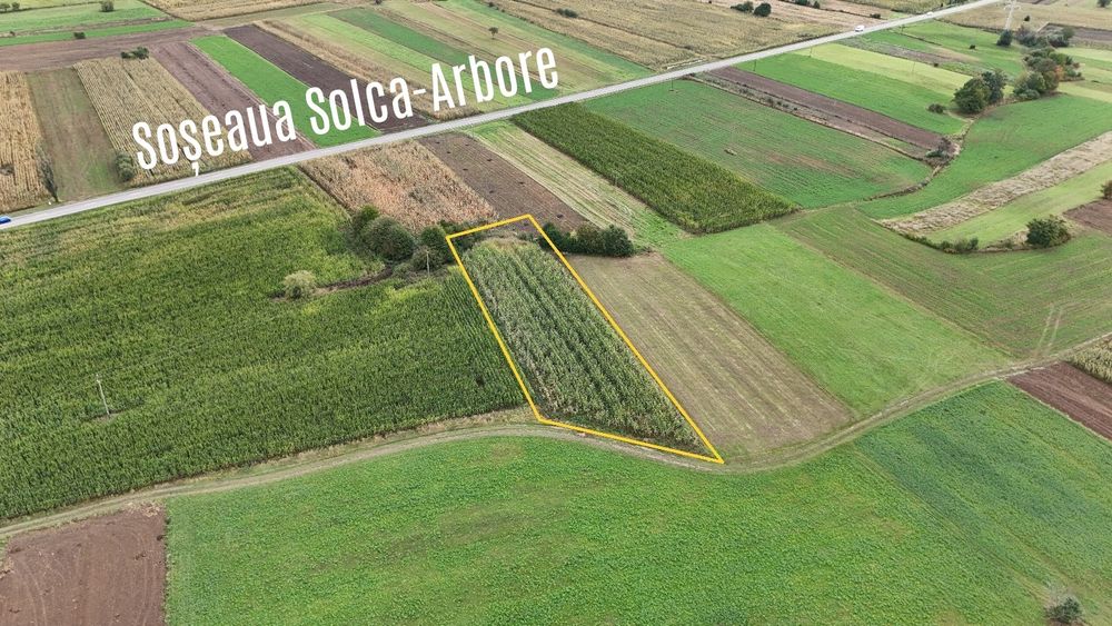 Vând teren în suprafață de 2600 mp în Solca