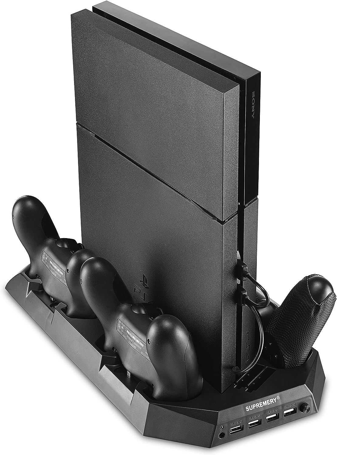 dock stand vertical ps4 incarcare 4 manete