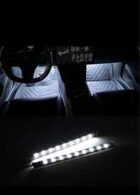 Lumini ambientale Led Interior Auto *Alb sau Albastru