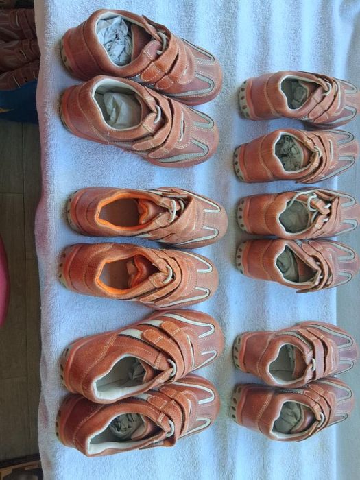 Български анатомични обувки от естествена кожа – номера 30–34