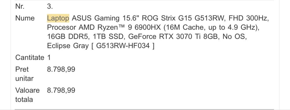 ASUS Gaming 15.6 ROG Strix G15 Ryzen 9 1 Terra SSD