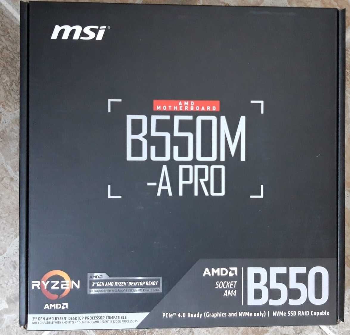 kit gaming ryzen 5 3600 +16 gb 3600 +msi b550 -noi