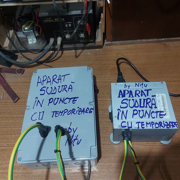 Aparat sudat in puncte.