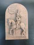 Placă decorativă IMP. MAXIMILIAN – 30x18,5 cm – vintage, model relief