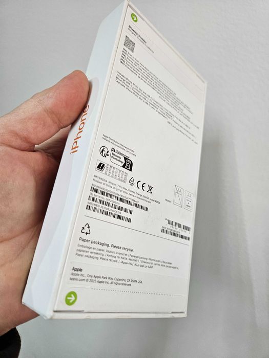 IPhone 17 Pro Max, 256 Gb, neverlock, sigilat la cutie, Orange Cosmic.