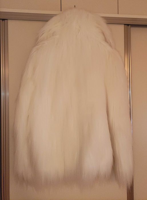 Blana artificiala alba pt ocazii, mar.M-L (blanita/capa)