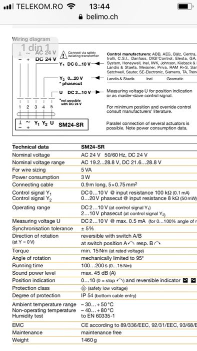 Acuator și range controler