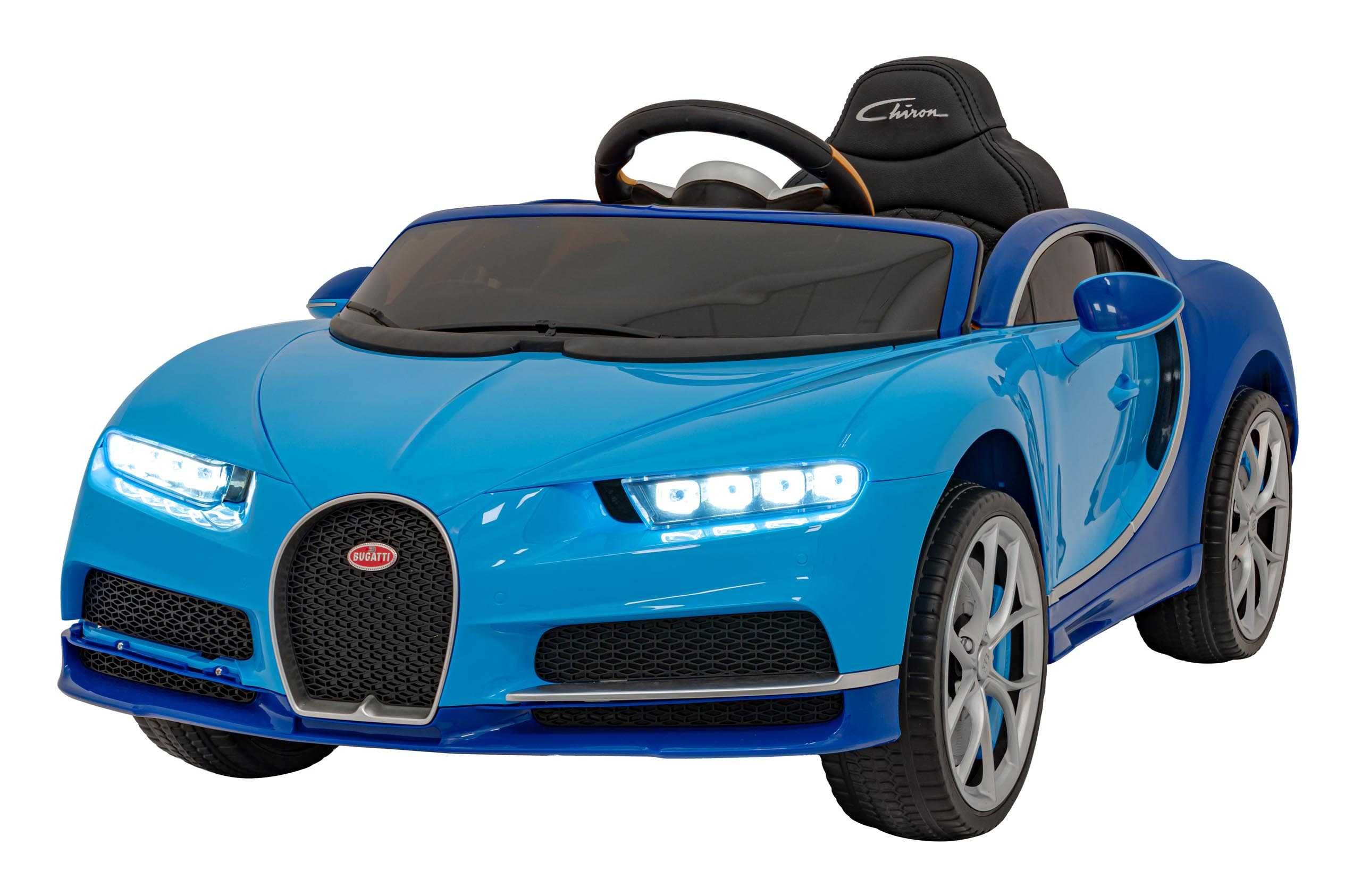 Лицензирана Акумулаторна Кола Bugatti Chiron, 70W, 12V/7Ah, EVA гуми