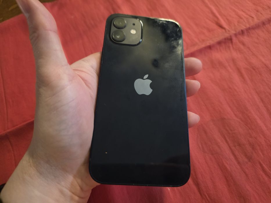 -Iphone 12, Negru, 256Gb, 4Ram, bat: 100%, Negru, stare foarte buna, d
