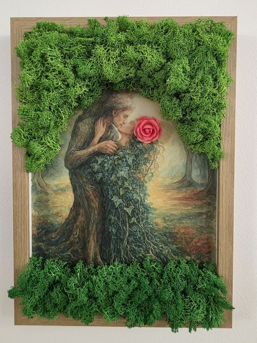 Декорации със скандинавски мъх