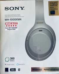 Слушалки Sony WH-1000XM4, Wireless, Bluetooth, Noise canceling, Silver