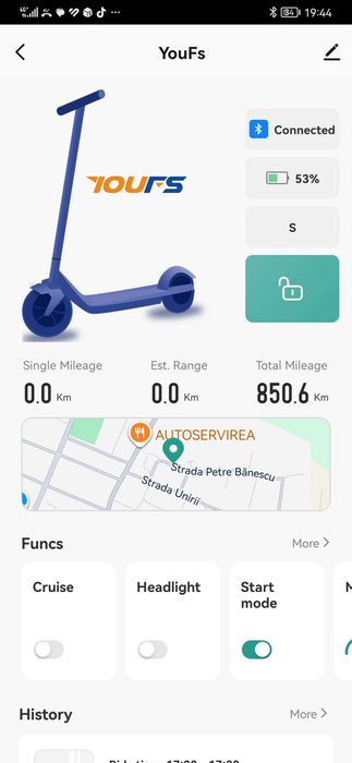 Vând trotineta aerium t350 pro