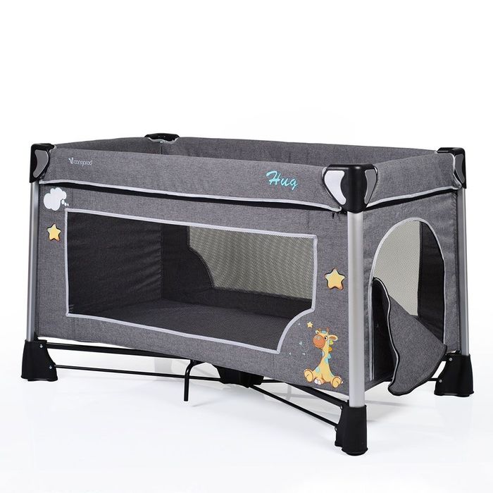 Детска кошара Kangaroo на две нива + матрак от мемори пяна