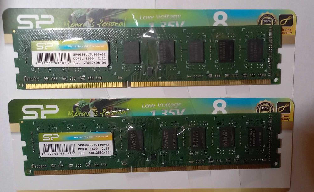 memorie ram desktop kit 16GB 2x8GB DDR3 1600 PC3-12800U non-ECC