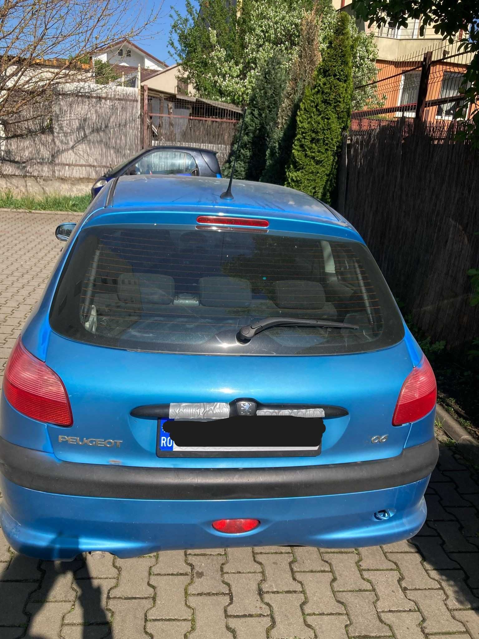 Peugeot 206 benzina 1.6 109 CP, an 2002
