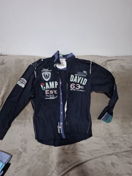 Camasa XL Camp David cu maneca lunga