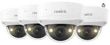 Set 4 camere Reolink 4K PoE Dome – sigilate, fără stație NVR – IK10
