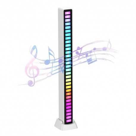 Led Bar  dinamic muzica RGB, VU Meter, 32 LED RGB, Pentru Masina, Casa