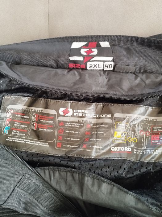 Мото екип с гащеризон, яке със сваляща подплата и обувки