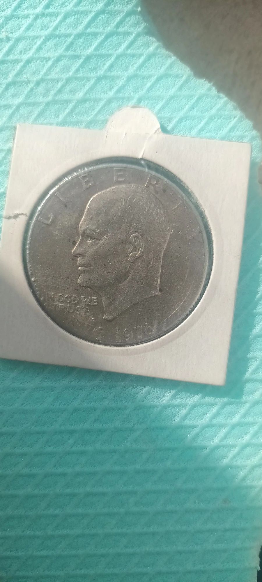 1 долар 1976г.Юбилеен.Независимота на Америка. Ген.Айзенхауер.Сащ.
