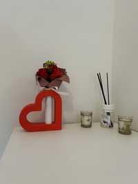 Vaza decorativa in forma de inima