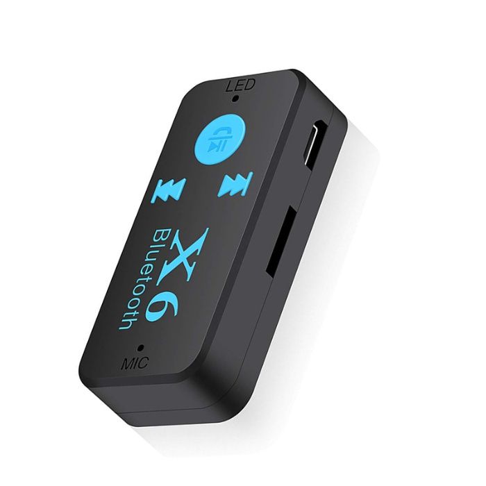 Bluetooth AUX Handsfree X6 / Блутут за кола / Хендсфри приемник