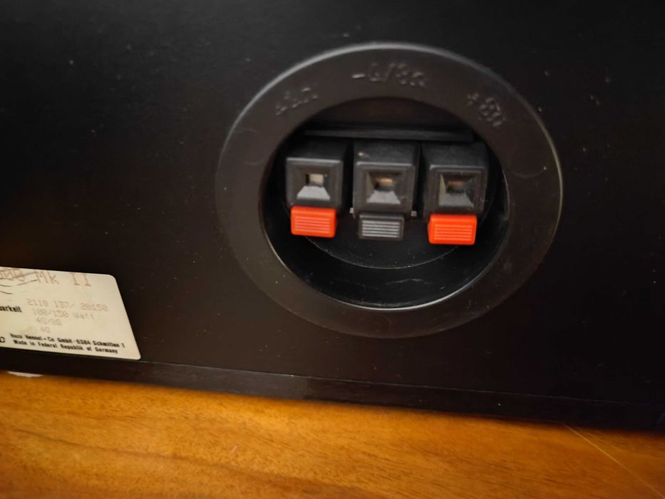 boxe Heco MK II seria 2, 100 wați bas 25cm NU JBL KEF BOSE B&W Sony