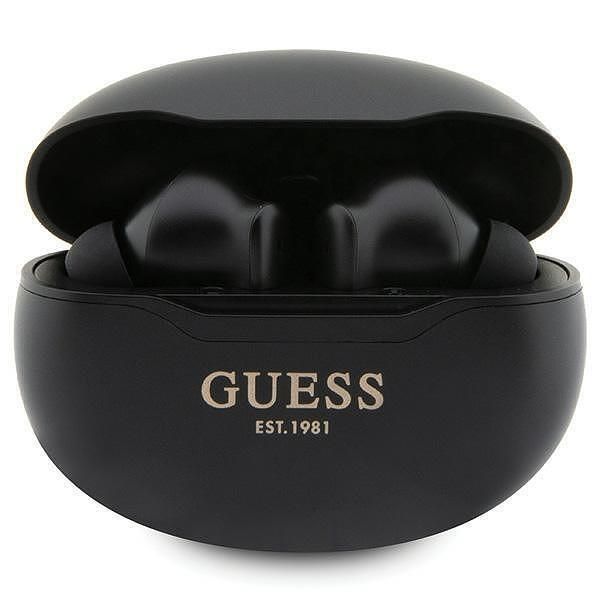 Слушалки guess bluetooth gutwst50ek tws black classic