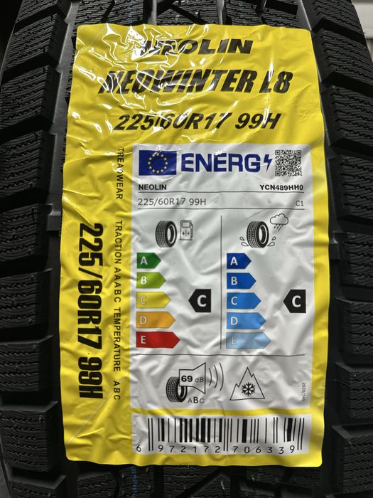 Нови зимни гуми NEOLIN L8 225/60R17 99H НОВ DOT БОРД 2256017