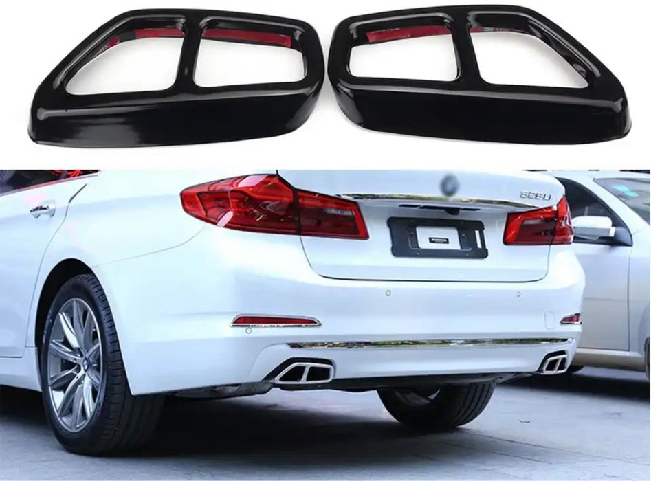 Ornament Tips Evacuare Tobe Toba Tipsuri Bmw Seria 5 G30 G31 Negru