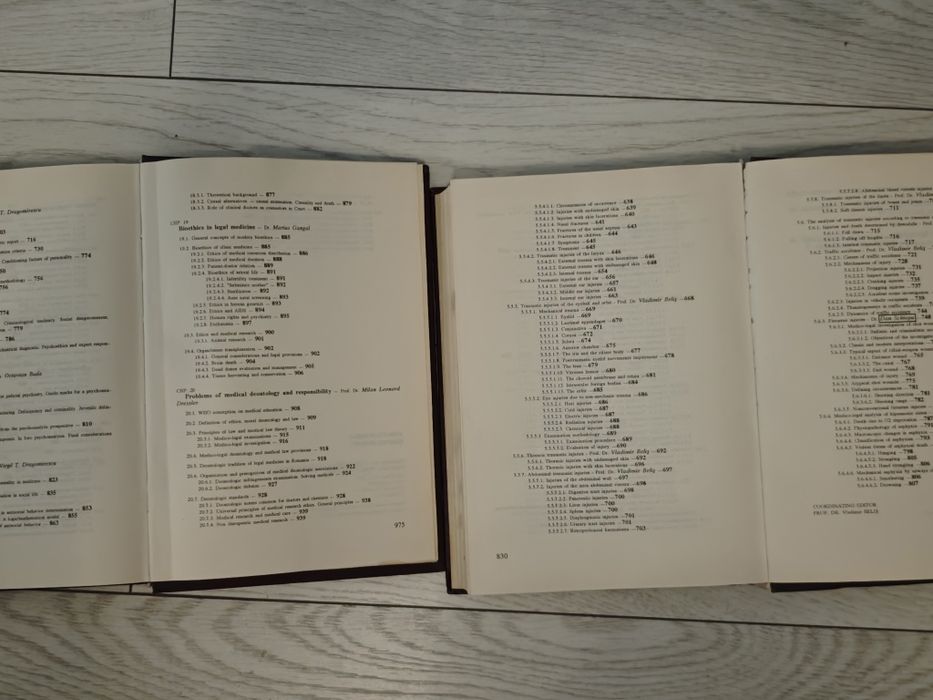 Set Vladimir Belis, Tratat de medicina legala,Complet, 2 vol, Cartonat