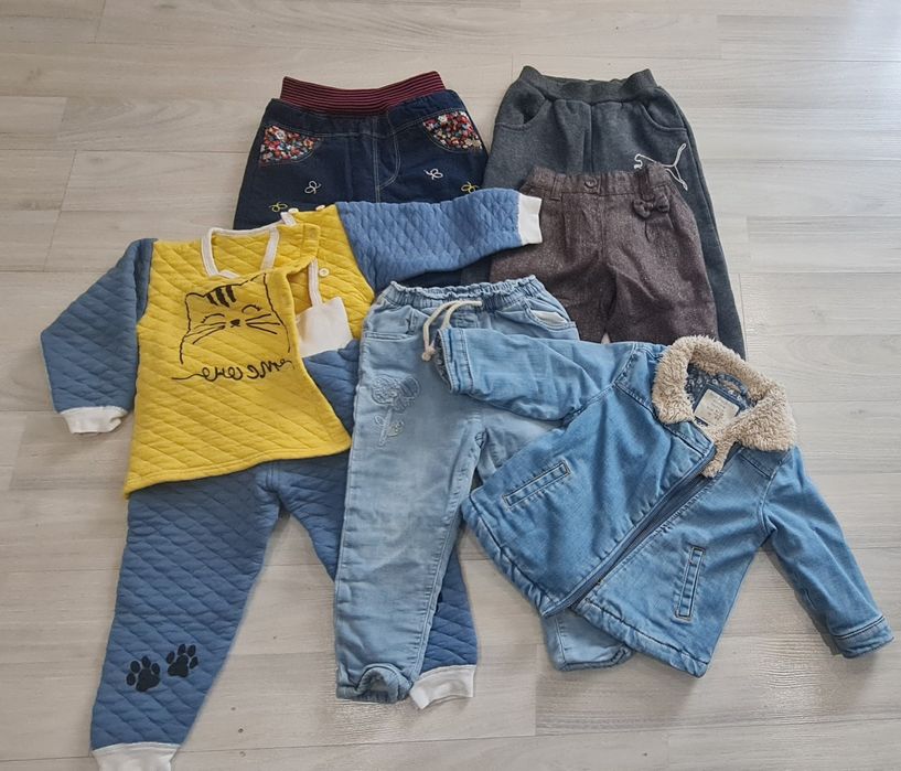 Продам пакет вещей на девочку 80 - 86