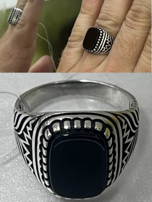 Кольцо серебро 925, мужской, р-20