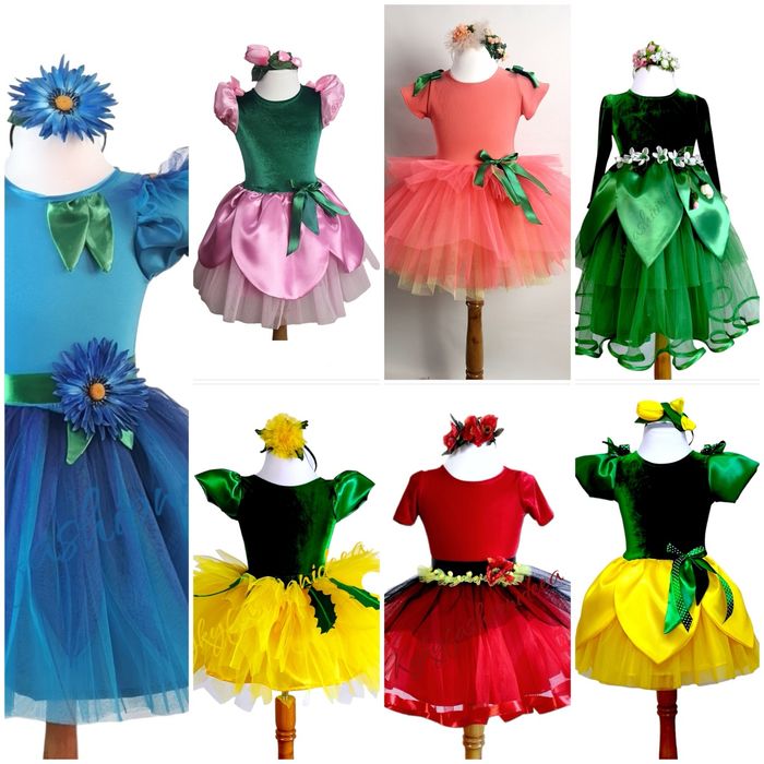 Rochiță fulg de nea costum serbare rochiță alba fete 4,5,6,7 ani