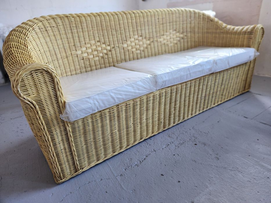 PROMOTIE Bancă ratan natural 3 locrui LIVADEIA