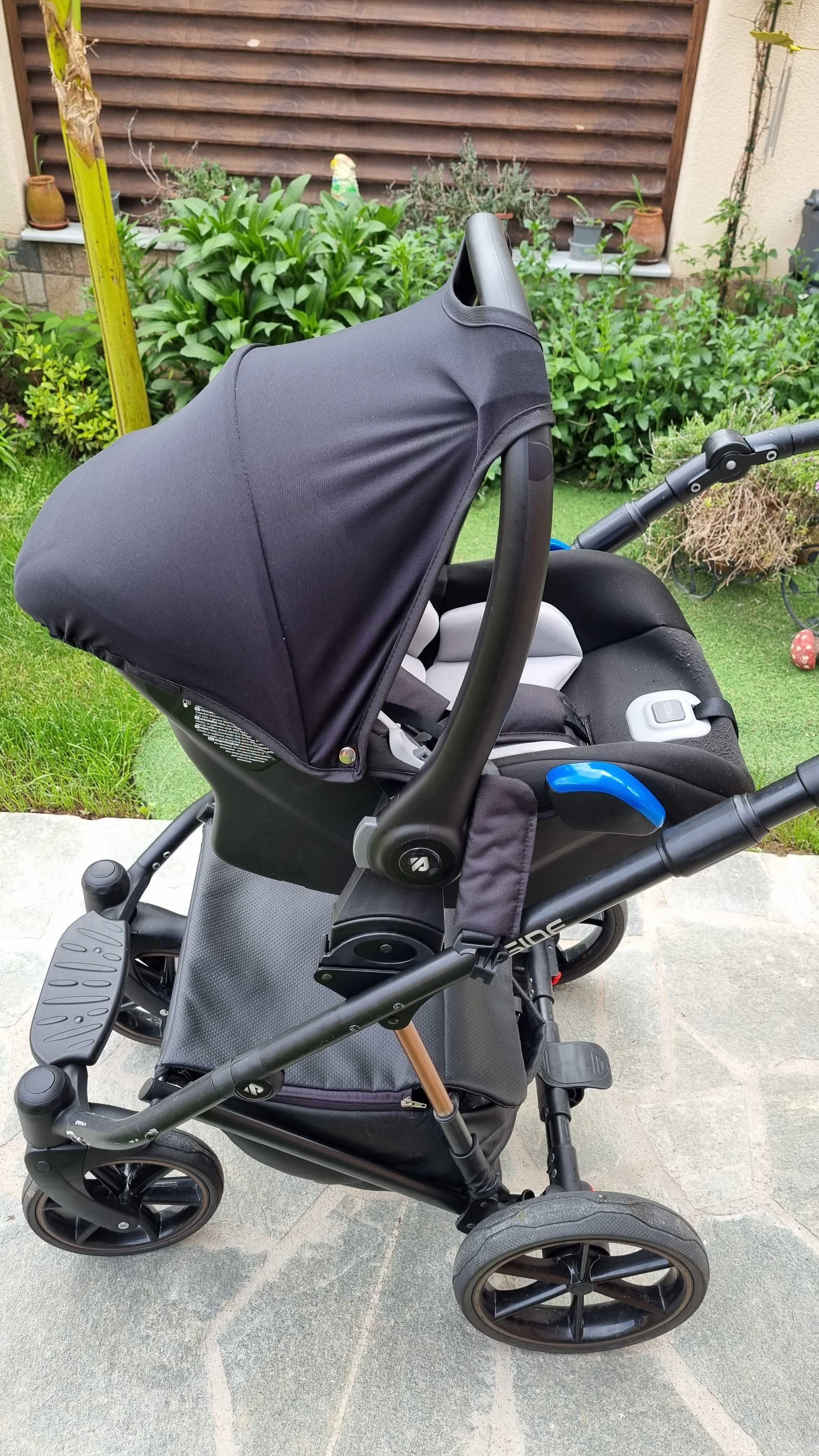 Продавам детска количка RIKO SIDE Cooper 3 в 1