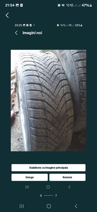Vând 2  jante R 14 ford Ka au și anvelope 165 70 14 iarna bune ca noi