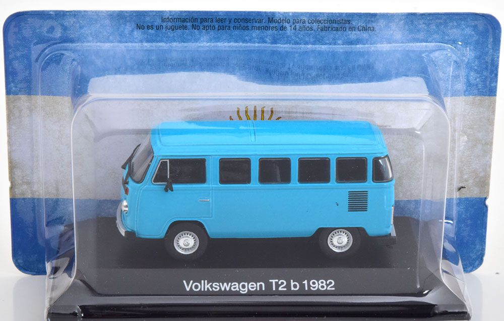 Macheta Volkswagen Bus VW T2b 1982 - Altaya 1/43