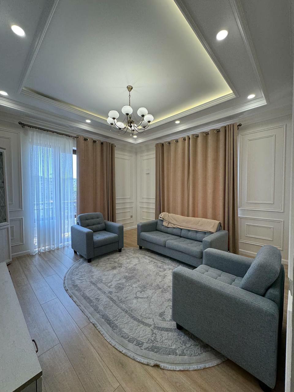 Аренда 3 комнатной, БИЙ, Сайрам, Новостройка