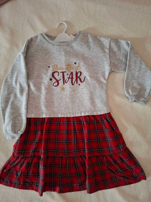 Нова празнична рокля за момиче, 7-8 г.