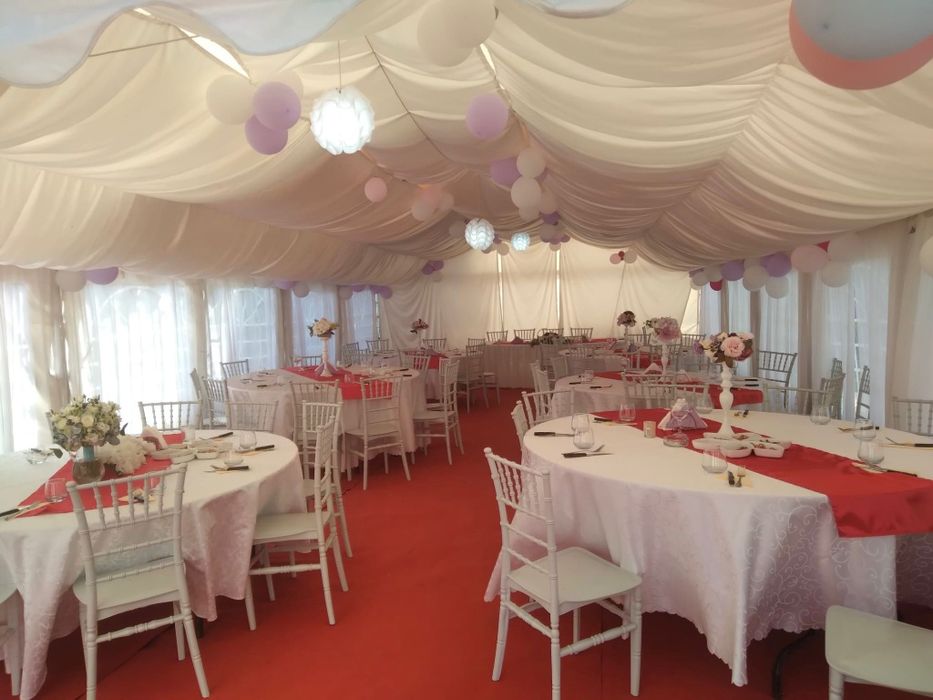 Echipa Pergola Events oferă spre închiriere corturi complet echipate