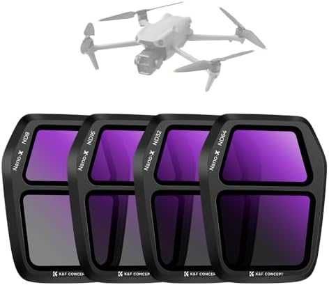 Нови ND филтри за DJI Air 3S - ND8 ND16 ND32 ND64, 28-слойно покритие