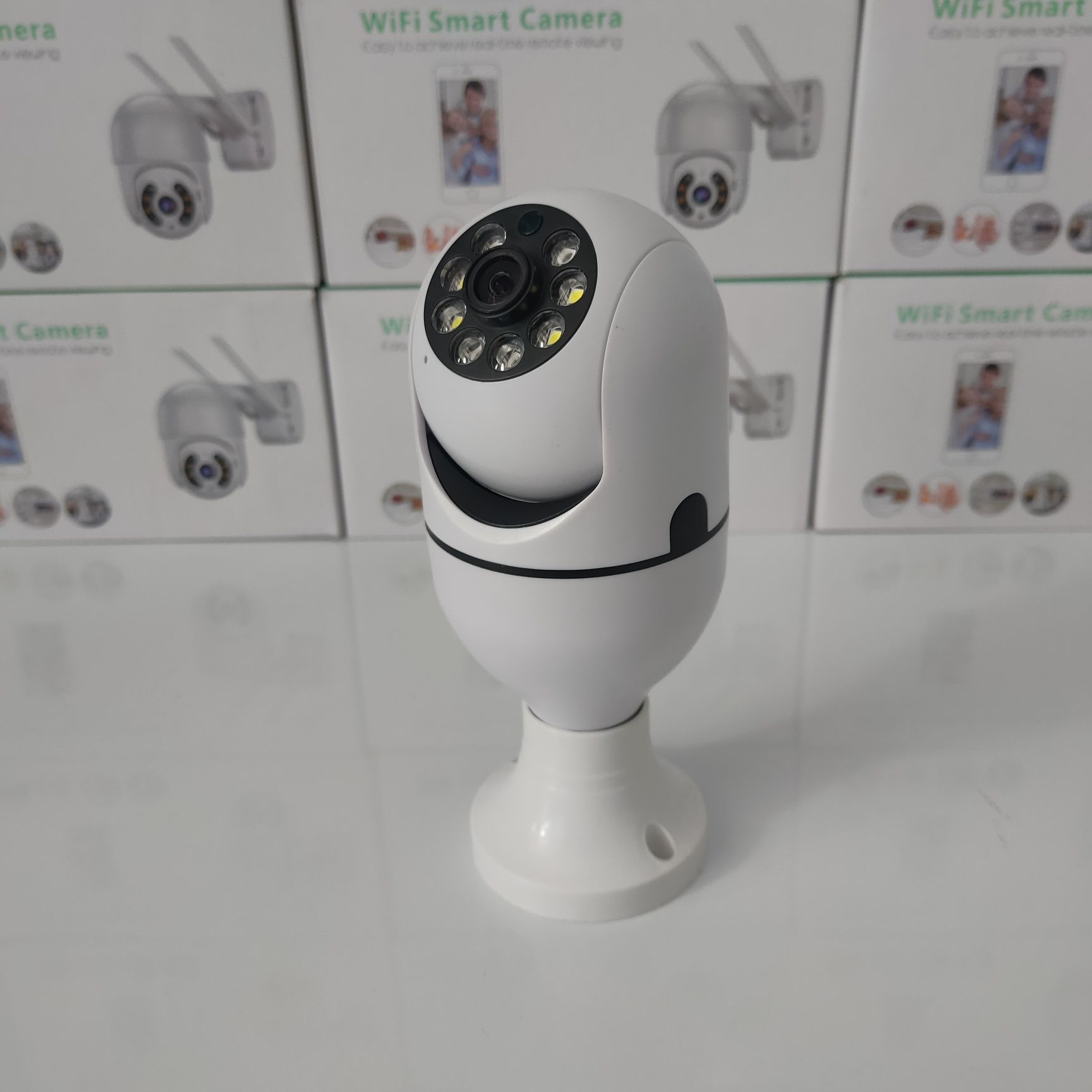 Wifi камера лампочка видеонаблюдение на телефоне icsee