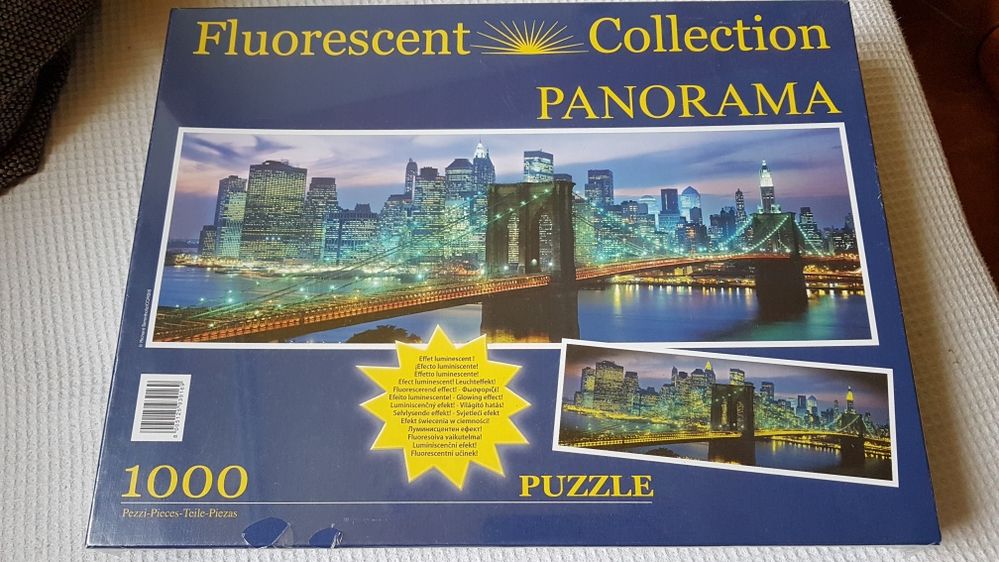 Puzzle 1000 piese New York fosforescent