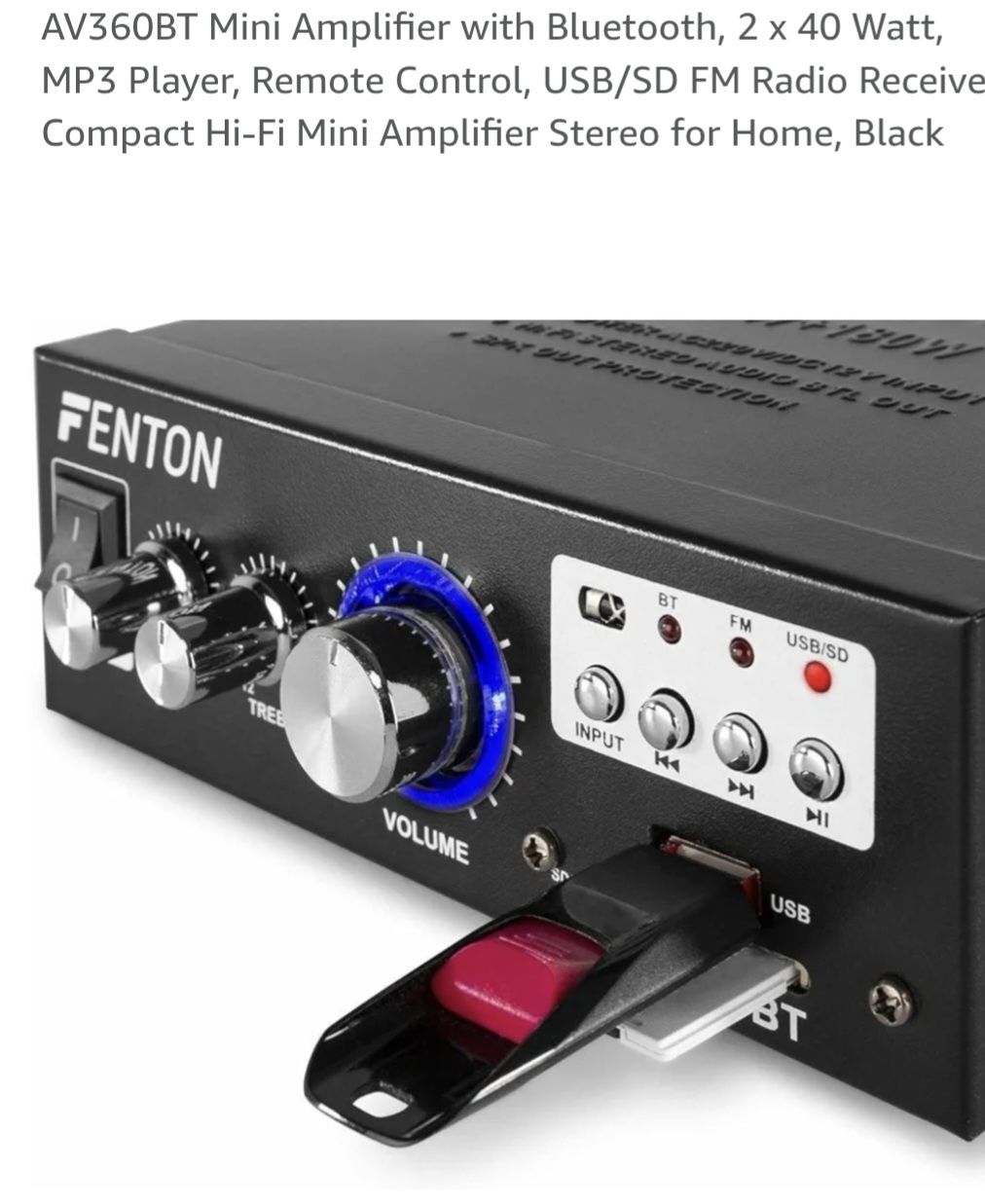 Fenton Hi fi , блутут, usb, радио
