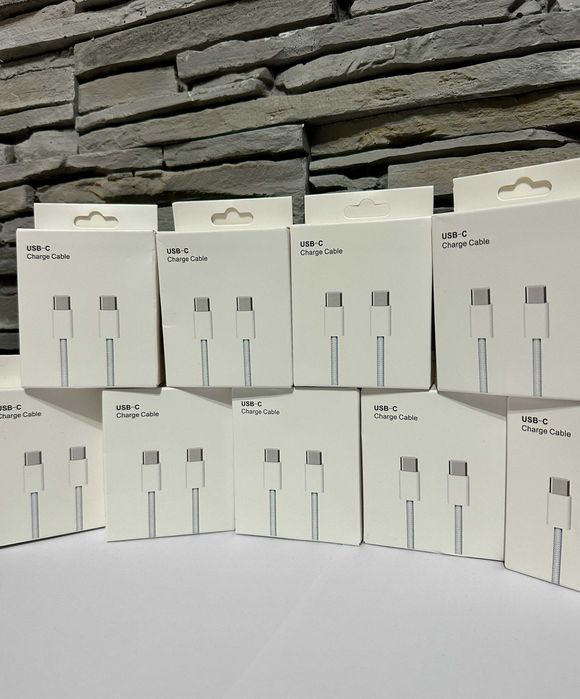 Cablu USB-C la USB-C iPhone 15/16/17, fast charge, 1m, cablu impletit