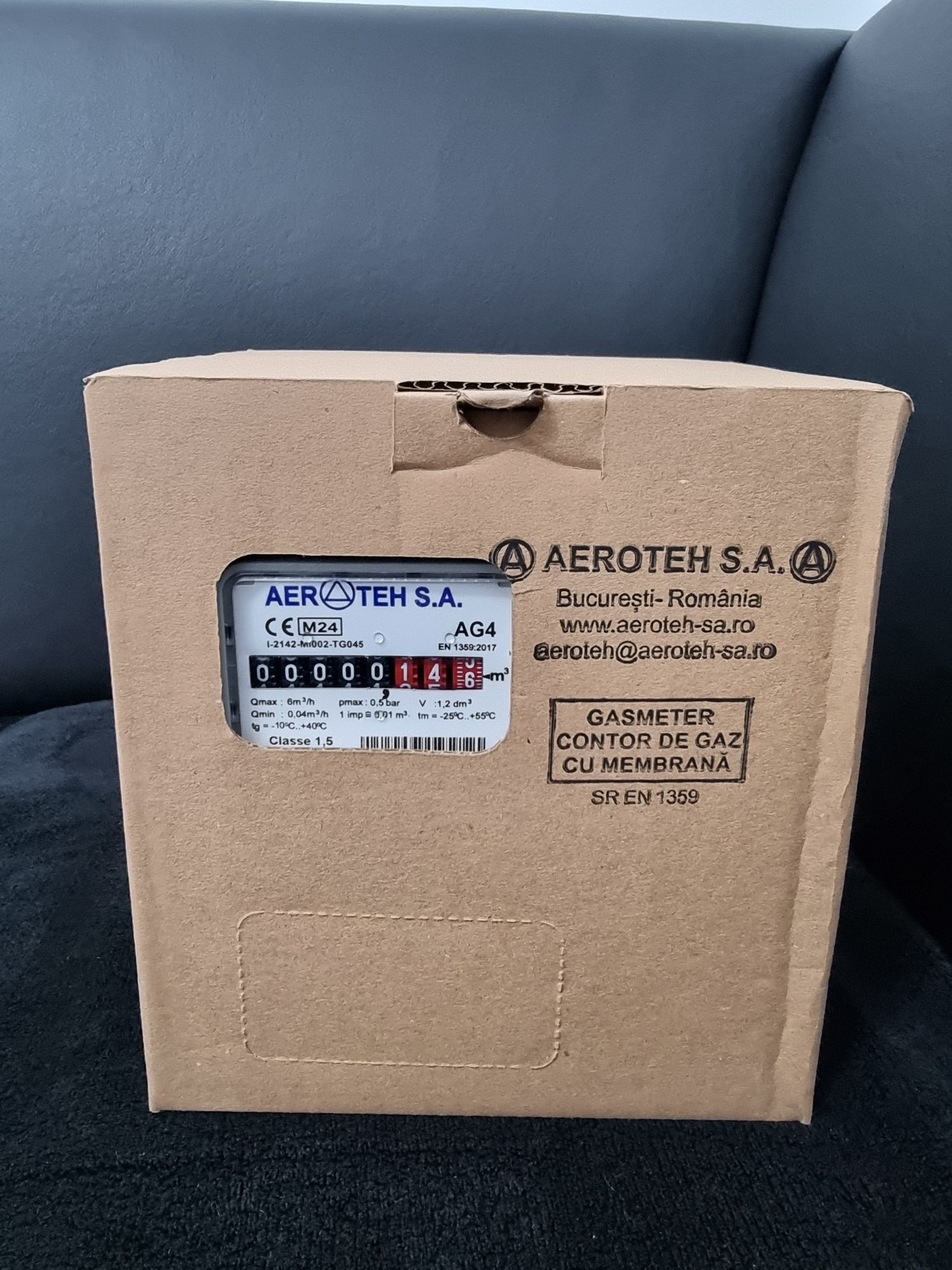 Contor Contoar GAZ G4 SAGEMCOM 6mc 110mm axe filet exterior NOU